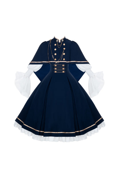 Royal Academy ensemble robe longue et cape