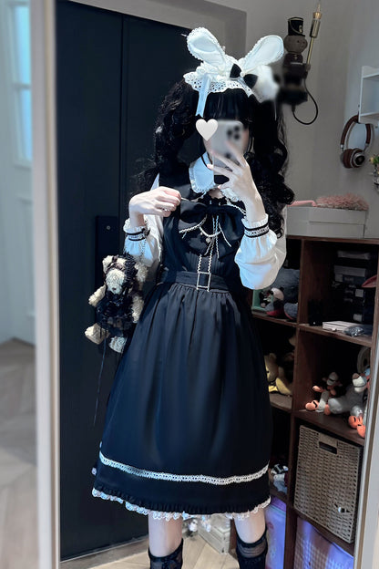 Moonlight Trio Lace Bow Dress