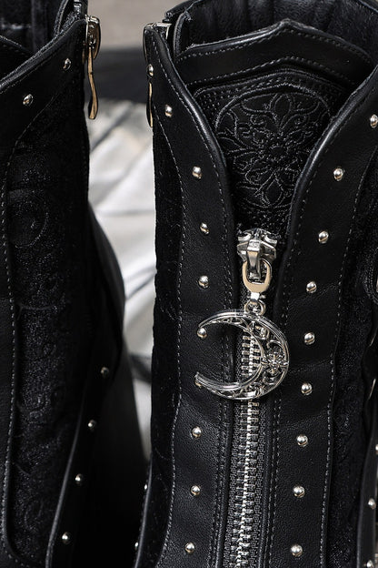 Gothic Platform Ankle Boots