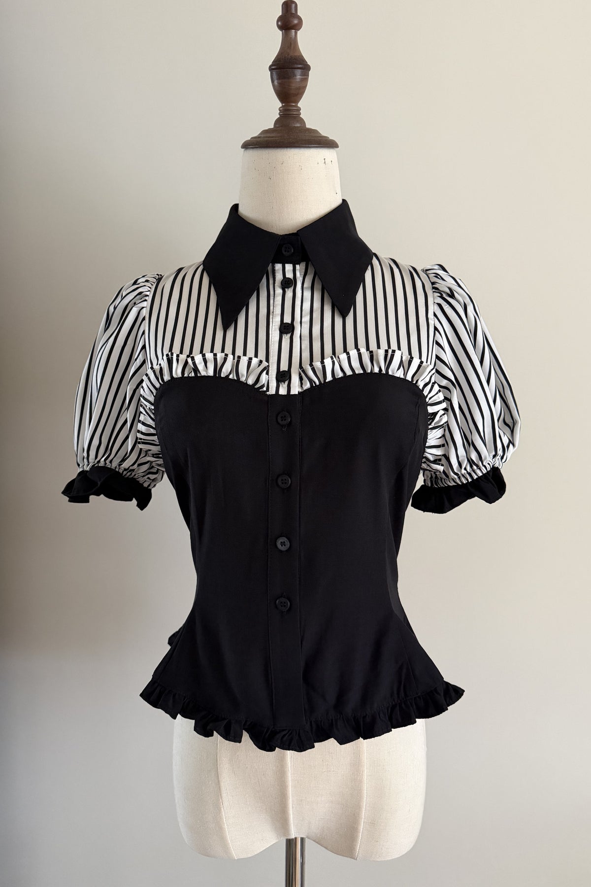 Gothic Style Short Sleeve Shirt