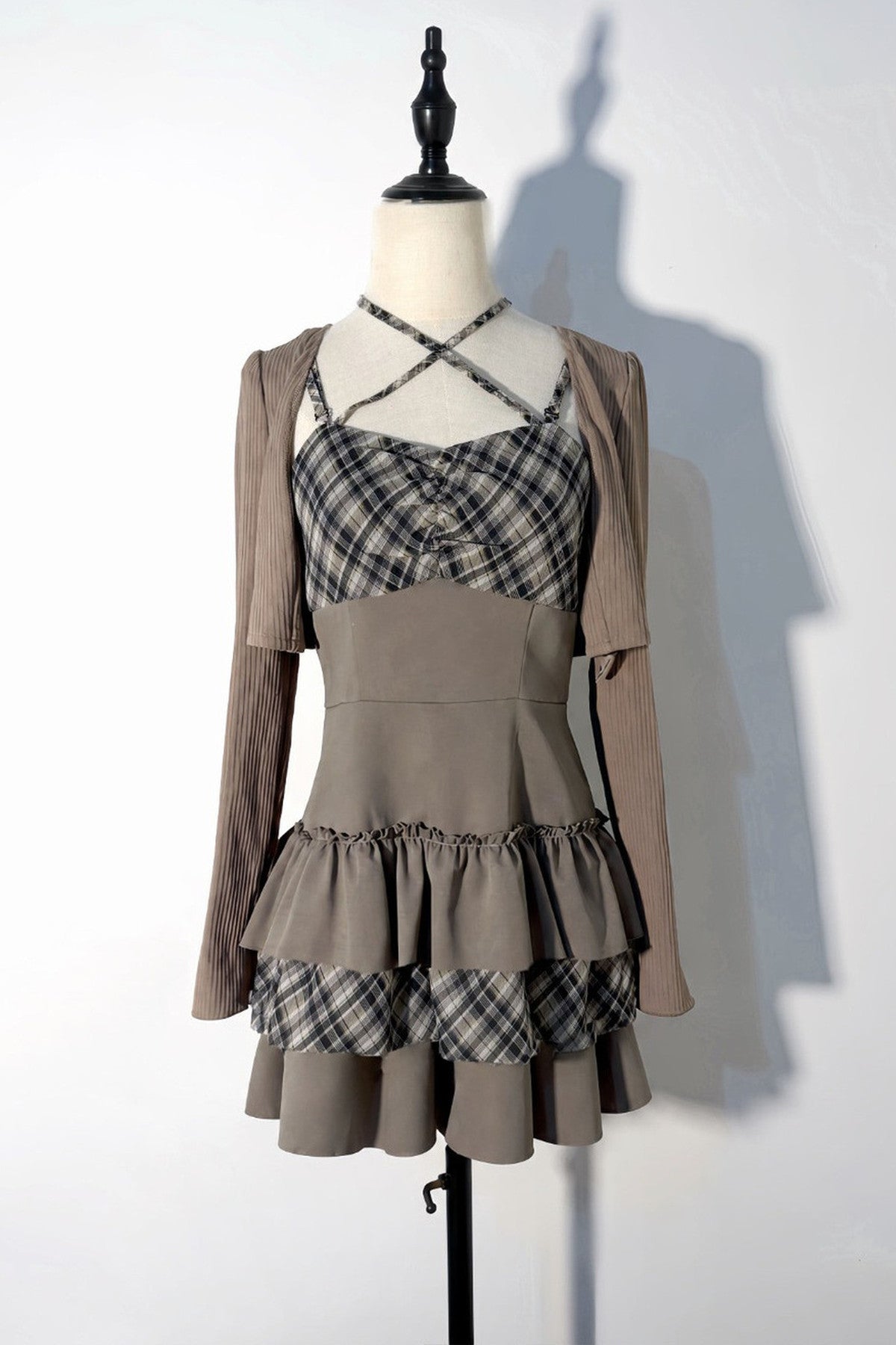 Galaxy Knit Cardigan And Dress Set