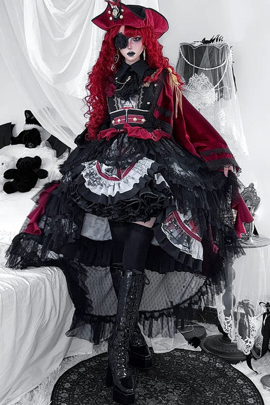 Rose Night Flight Gothic Cape Set