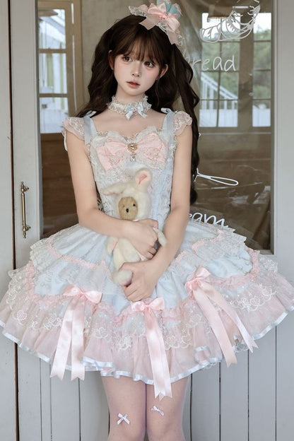 Ballet Lace Strap Dress