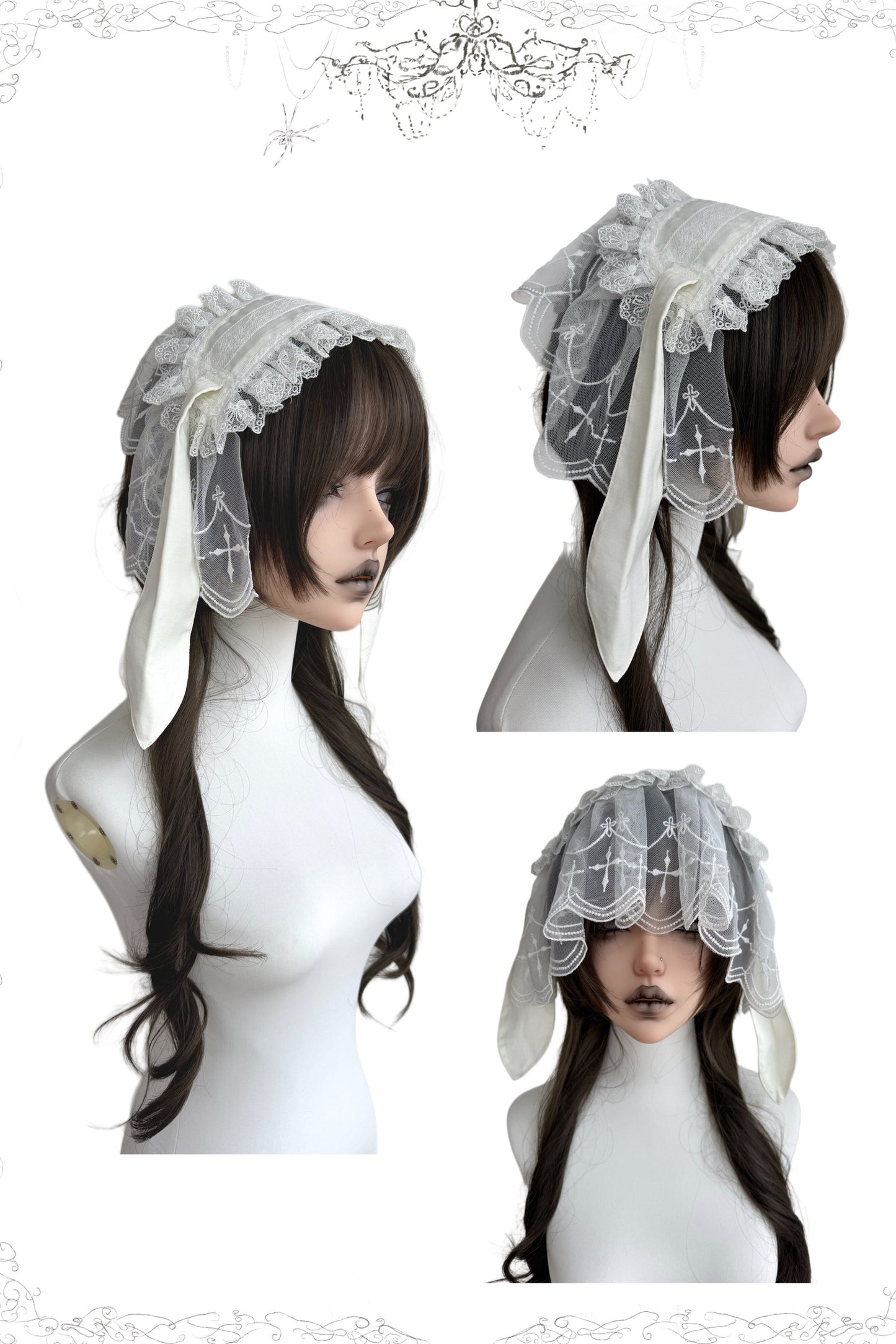 Soft Gothic Ruffle Puff-Sleeve Blazer Set-Up