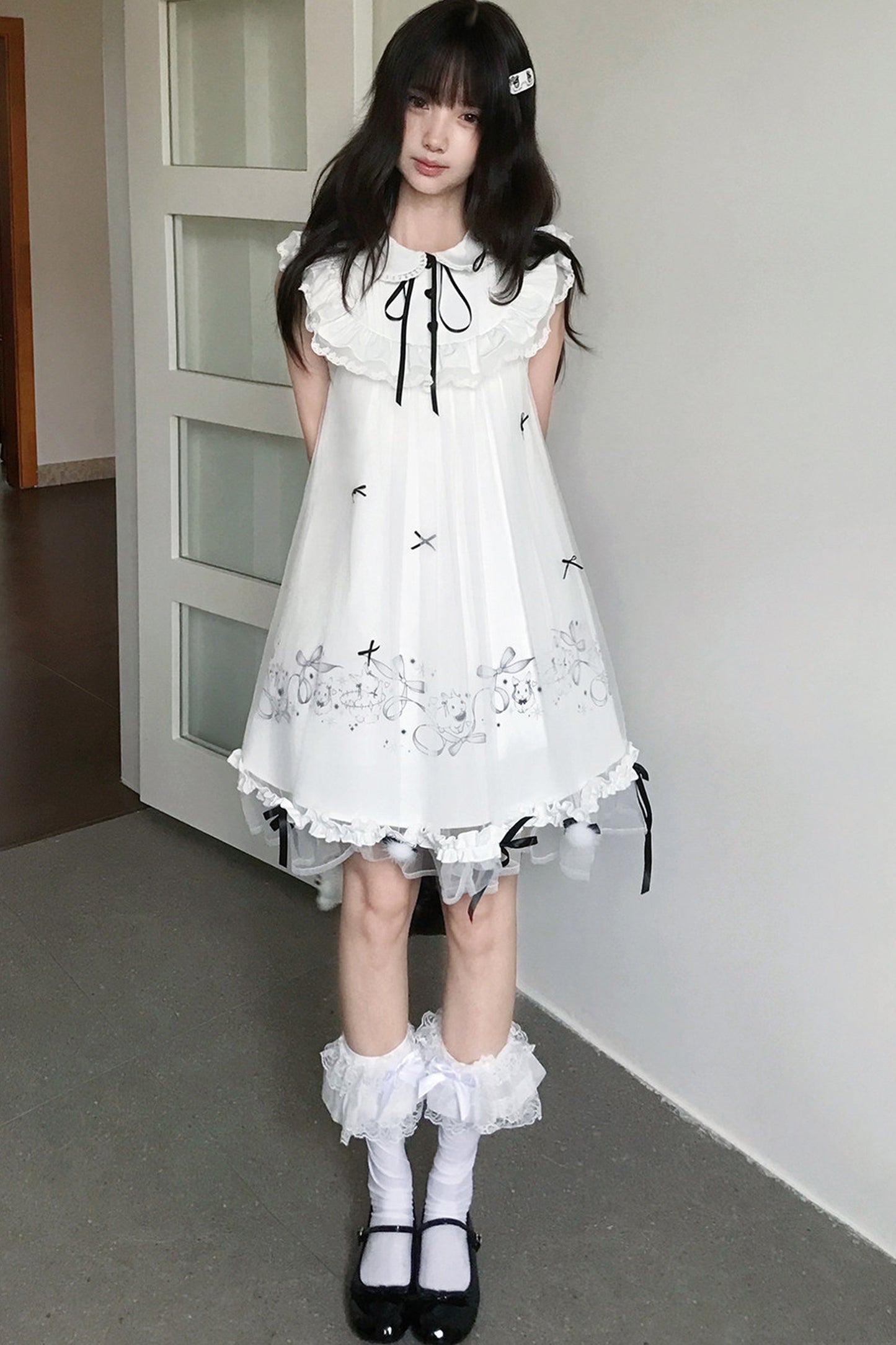 月うさぎプリンセスドールワンピース