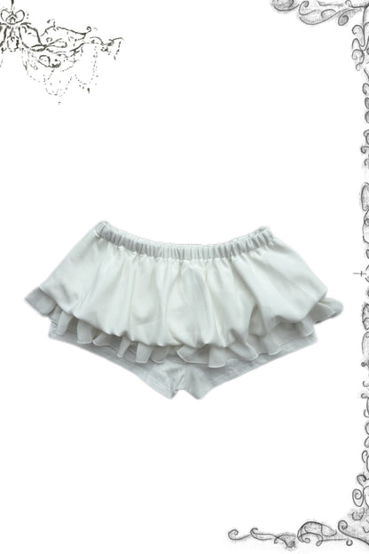 Gothic Floral Mesh Skirt Set-Up