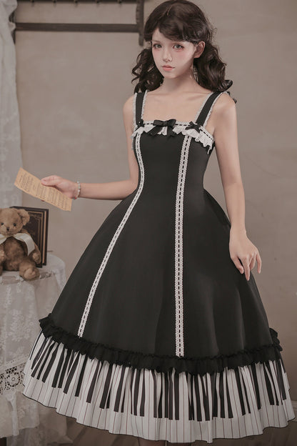 Bedrucktes Rüschenkleid- und Hemd-Set