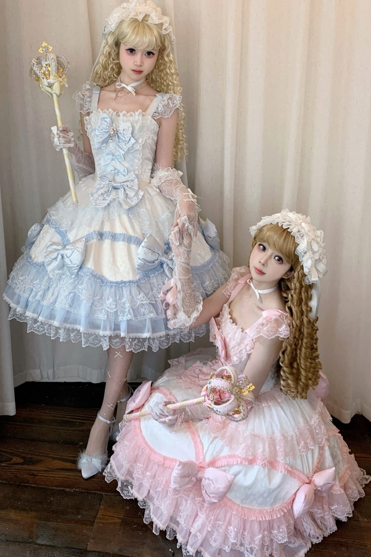 Cotton Candy Ribbon Princess Dress