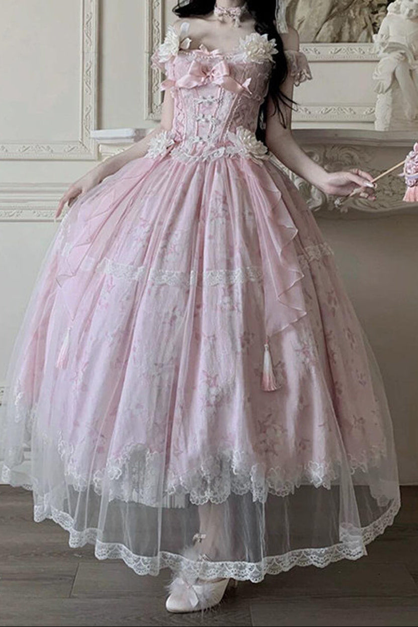 ローズレースロイヤルプリンセスチャイナドレス