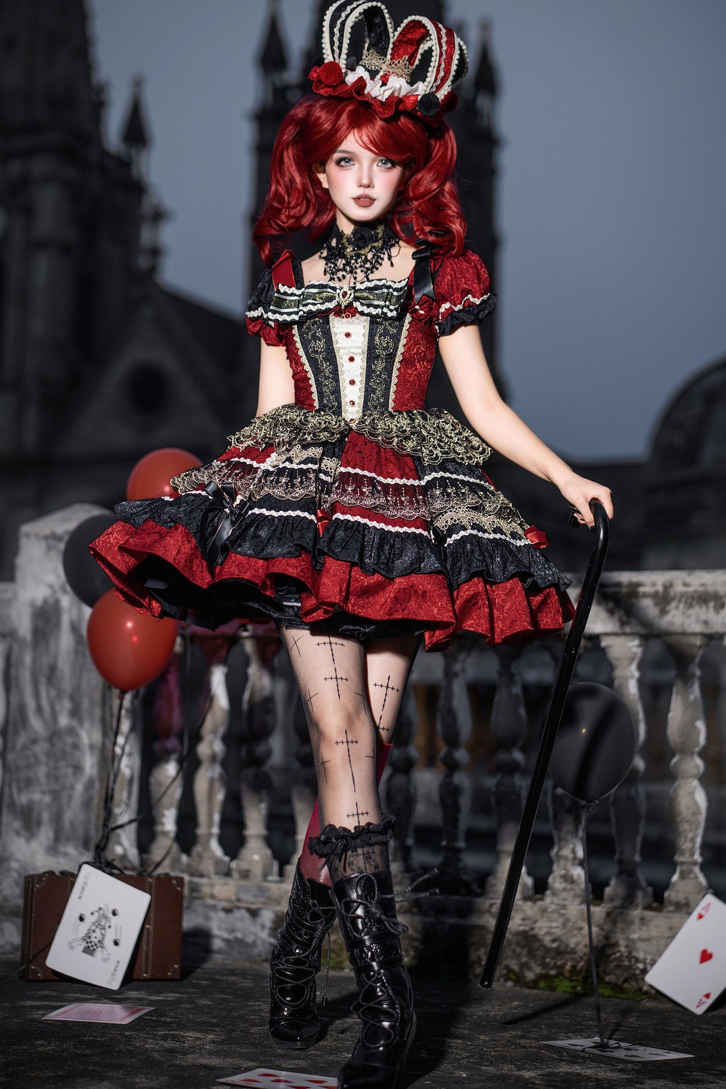 Robe Lolita boîte magique de rêve Reine des cœurs