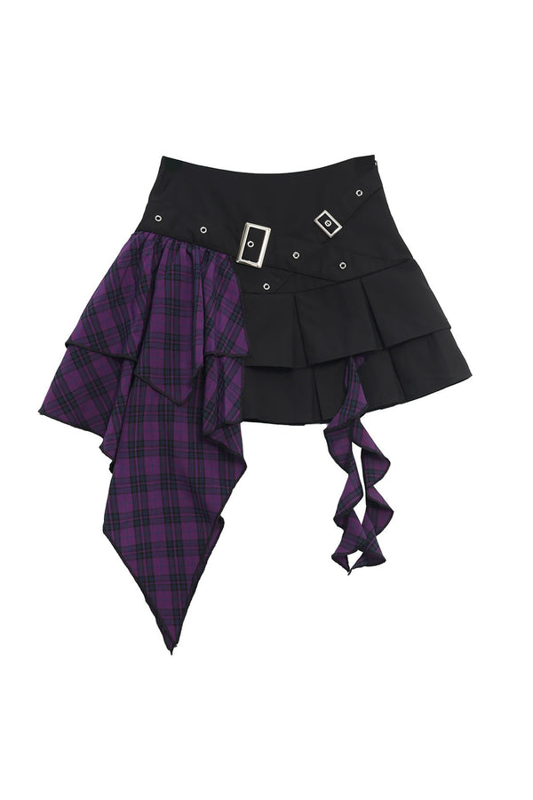 Ripped Long Sleeve Blouse With Short Skirt and Jacket Set-Up