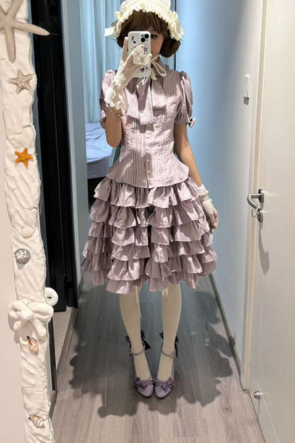 Multi-Layered Ruffle Skirt