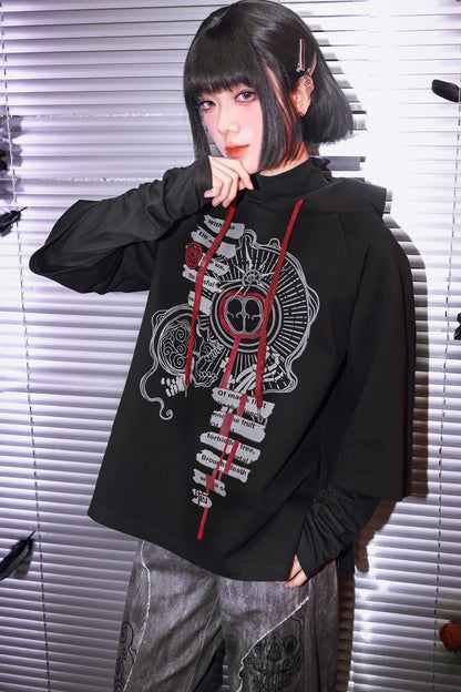 Graphic Hooded Sweatshirt