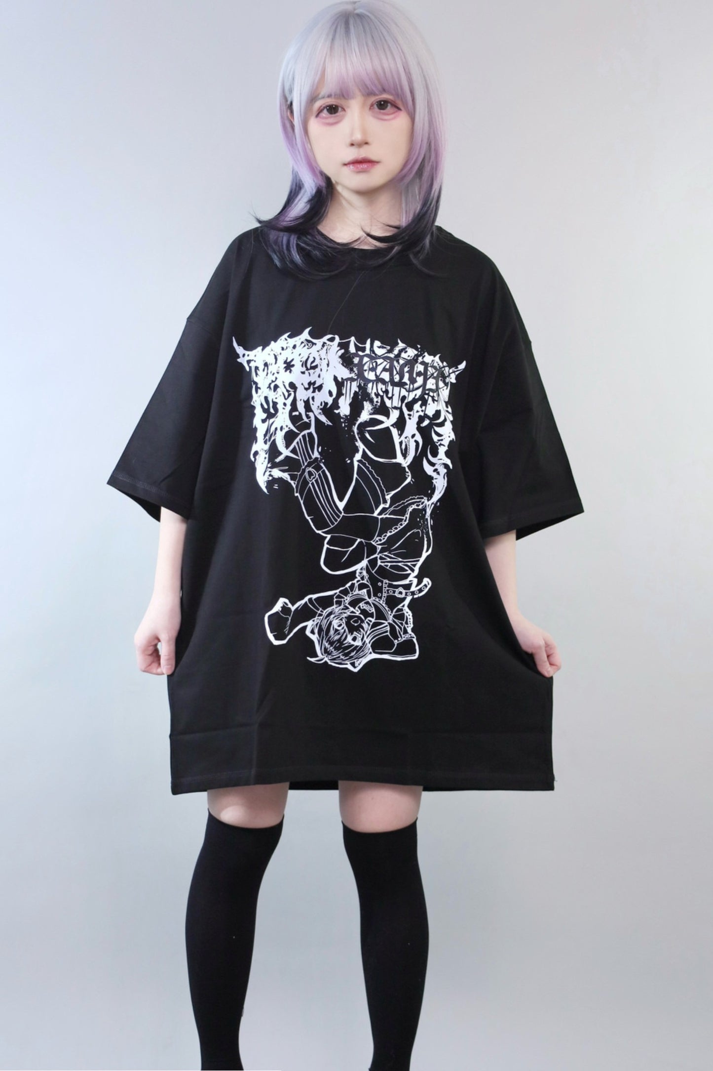 Krank-süßes 2D-Oversize-T-Shirt