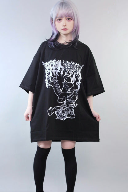 Krank-süßes 2D-Oversize-T-Shirt