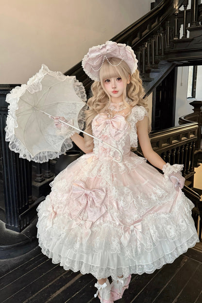 Light Floral Wedding Jsk Dress