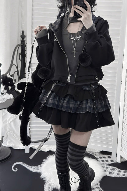 Spider Web Bat Nameplate Platform Boots