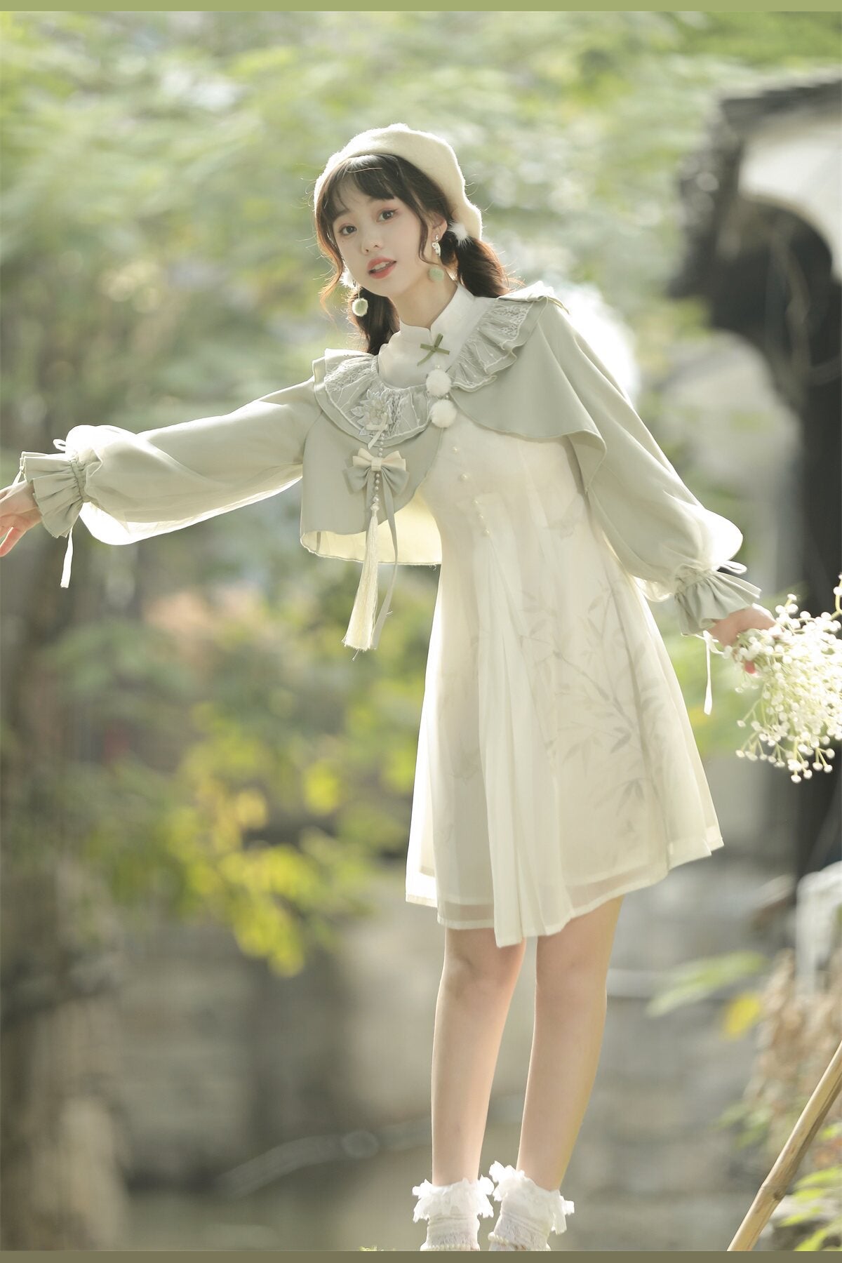 Lolita Han-Element pastorales Kleid-Set