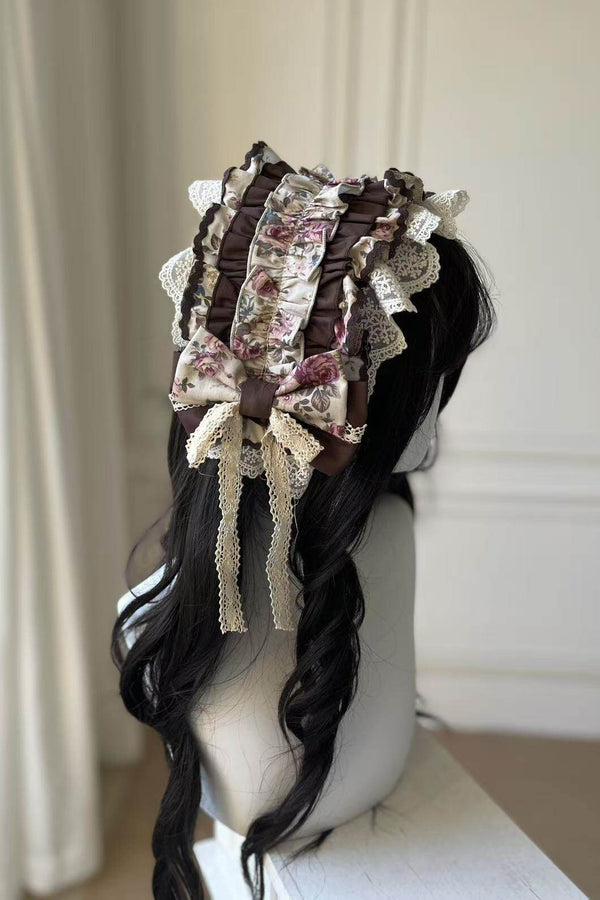 Vintage Floral Elegant Lolita Dress Set-Up