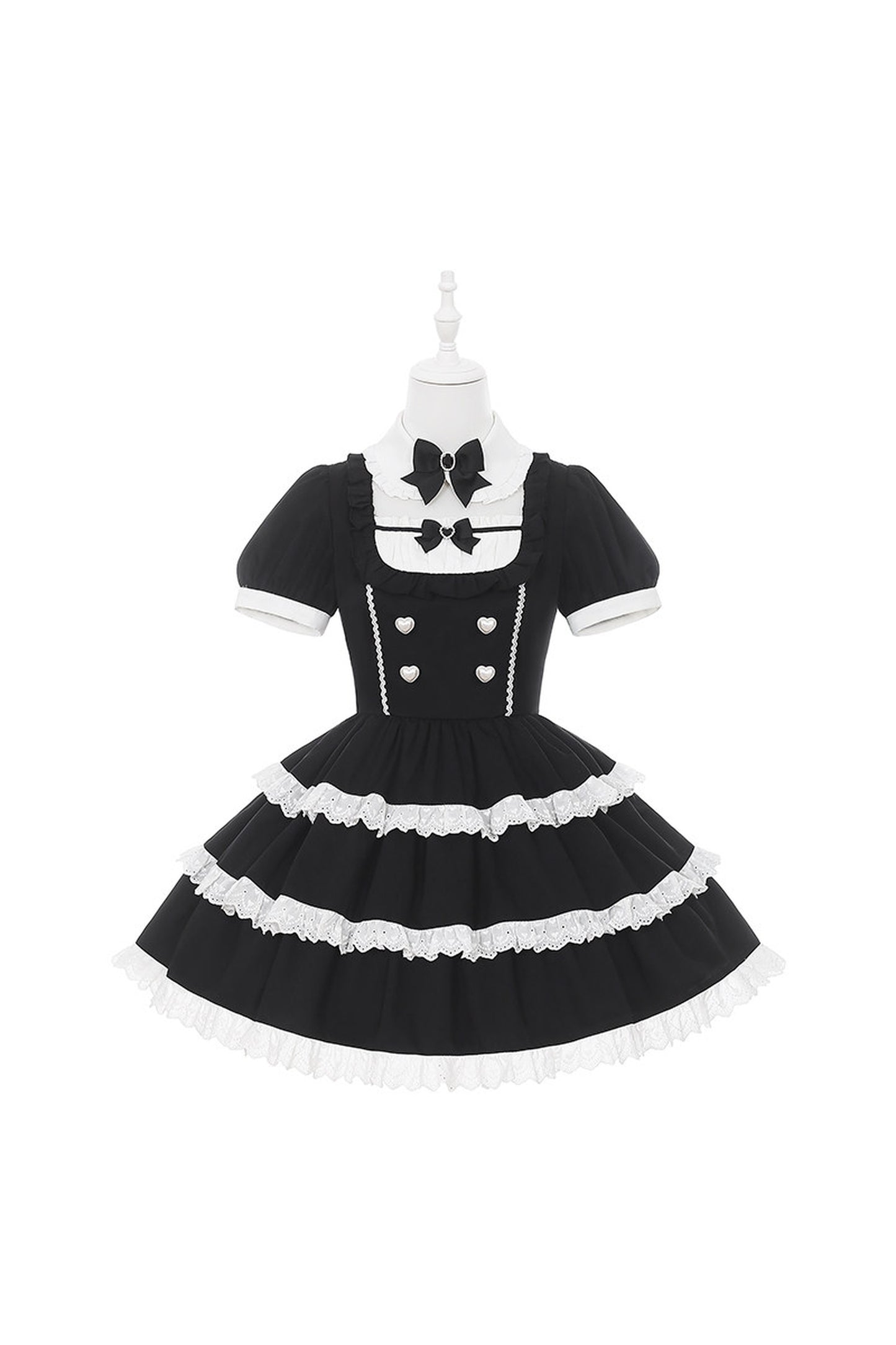 Japanisches Maid-Kleid und Rock-Set