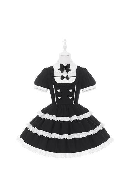 Japanisches Maid-Kleid und Rock-Set