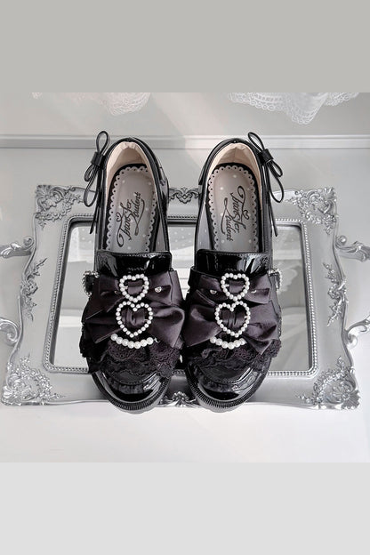 Mocassins à plateforme Tea Party