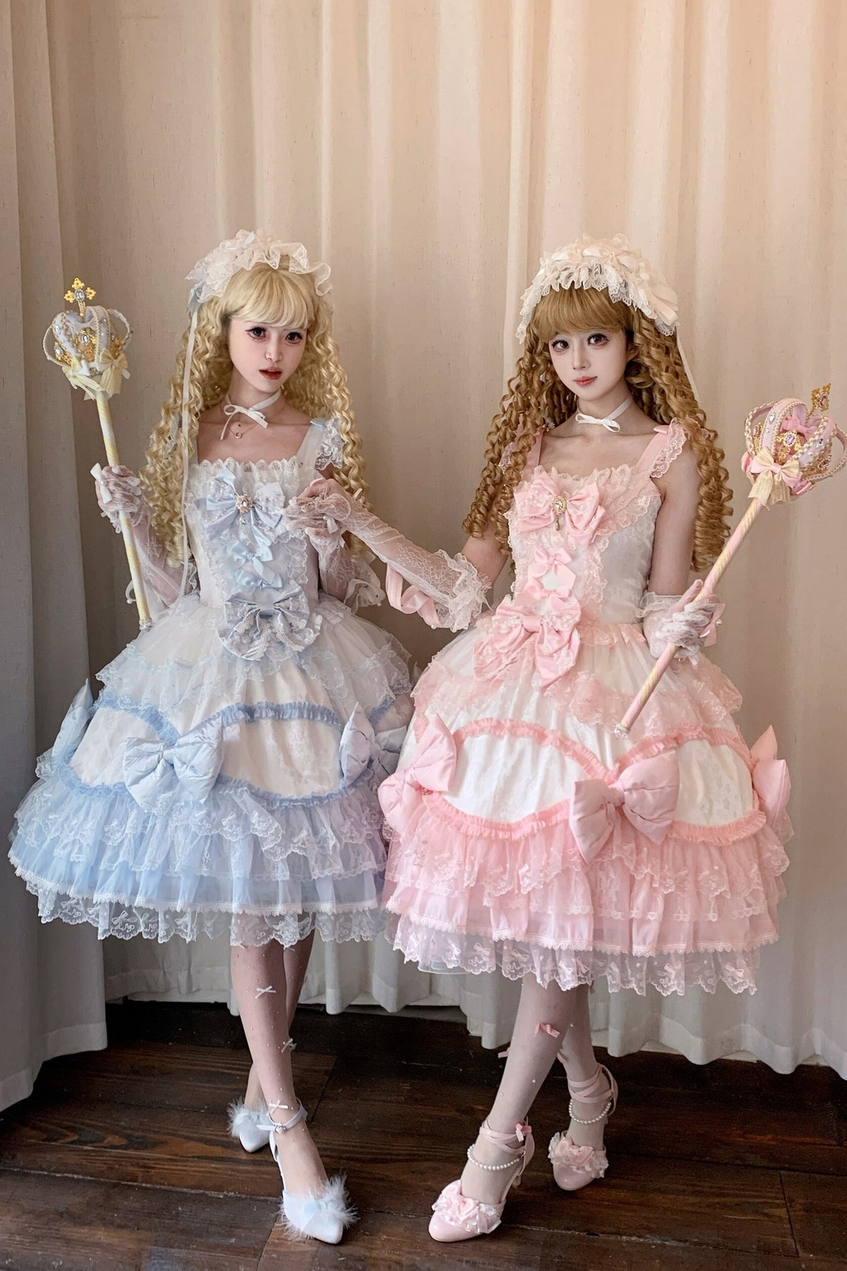 Cotton Candy Ribbon Princess Dress