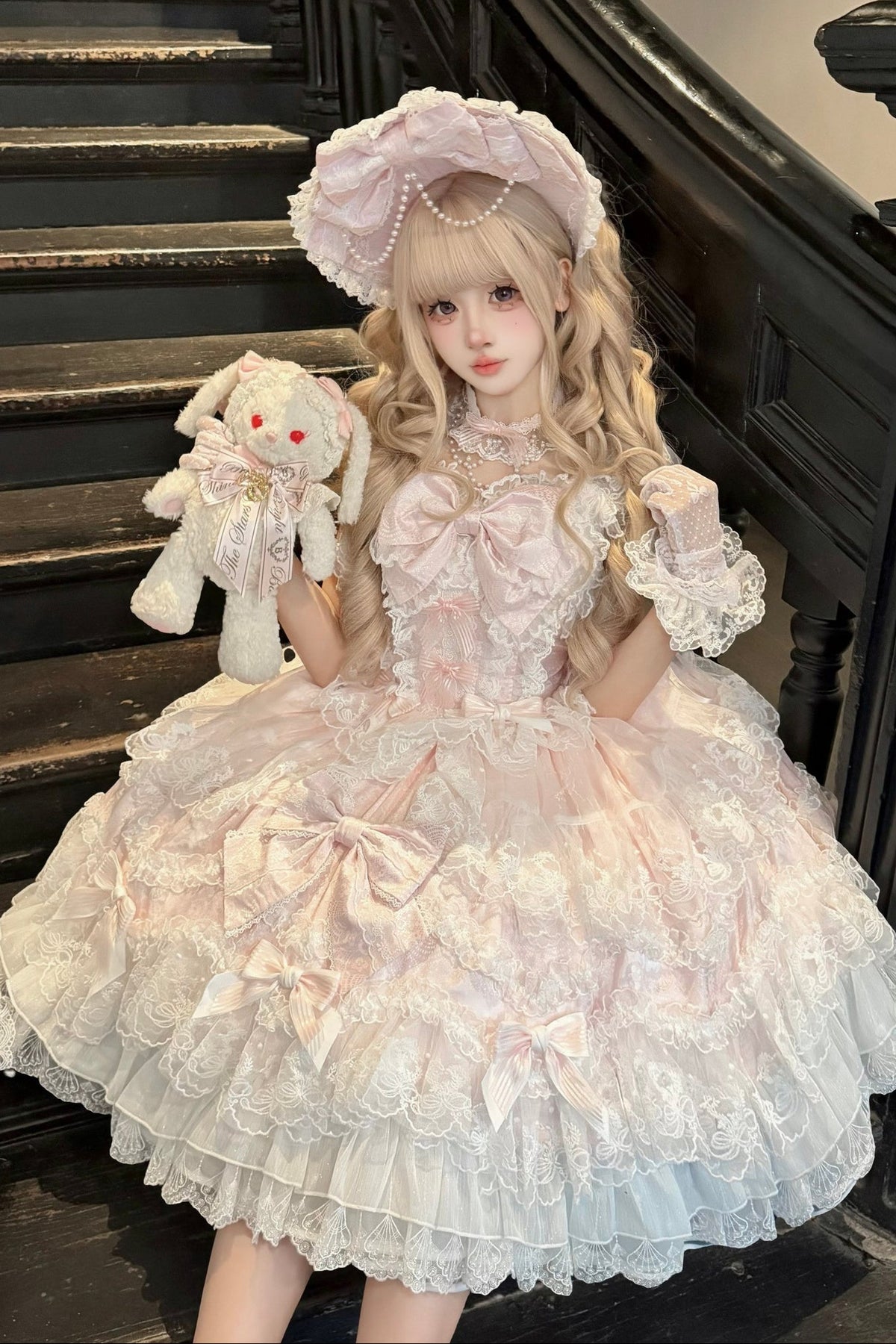 Light Floral Wedding Jsk Dress