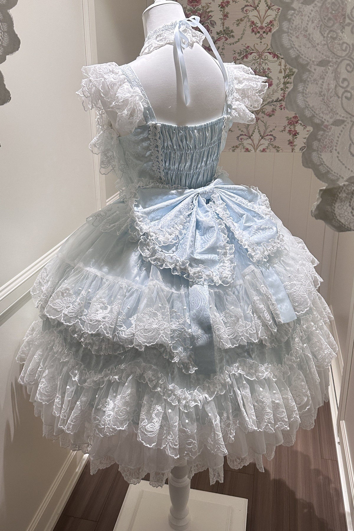 Light Floral Wedding Jsk Dress