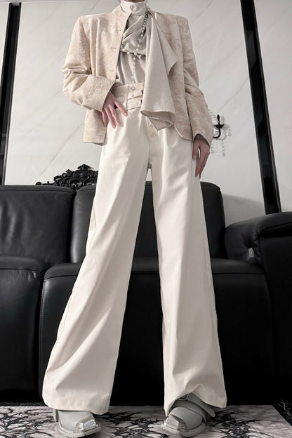 Short Jacquard Suit Jacket