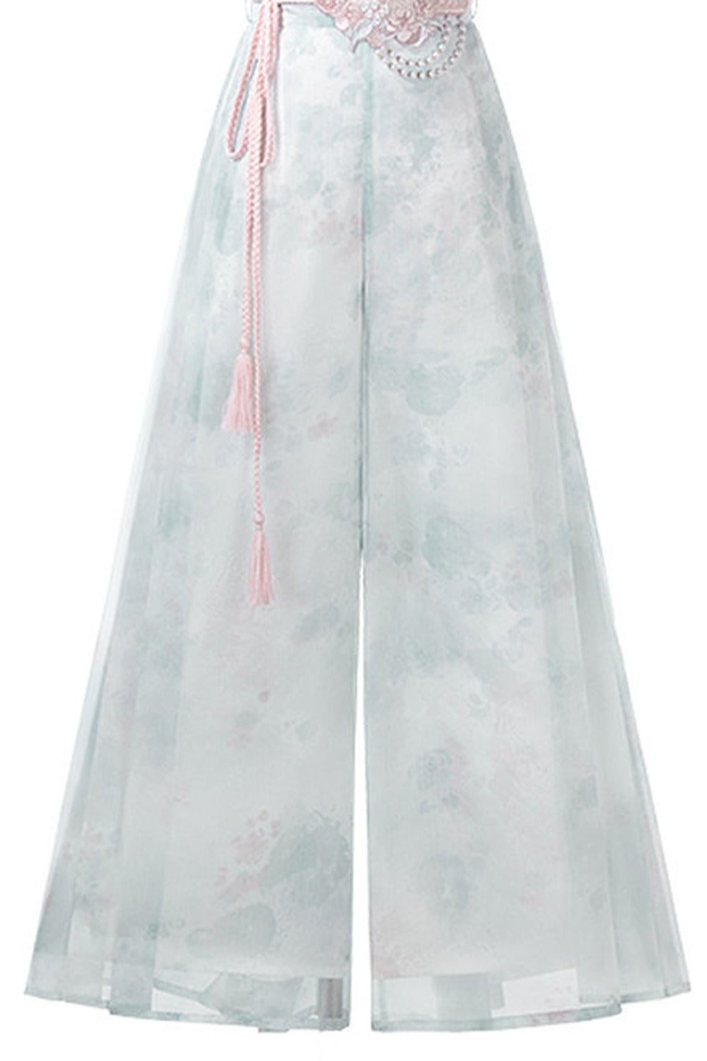 New Chinese Style Hanfu Top and Pants Set