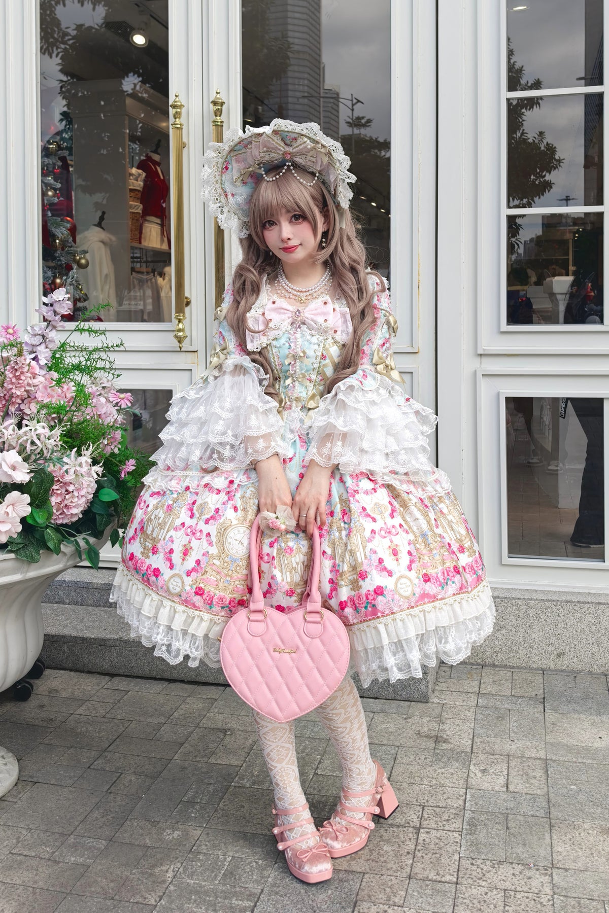 Rose Garden Sequence Lolita OP Dress