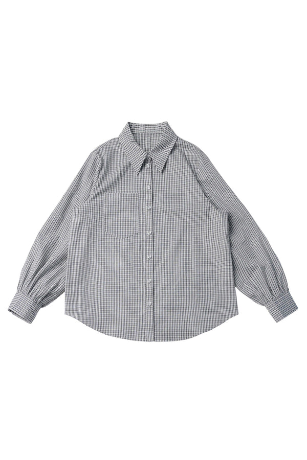 Star Plaid Shawl Sweatshirt Skirt Set-Up