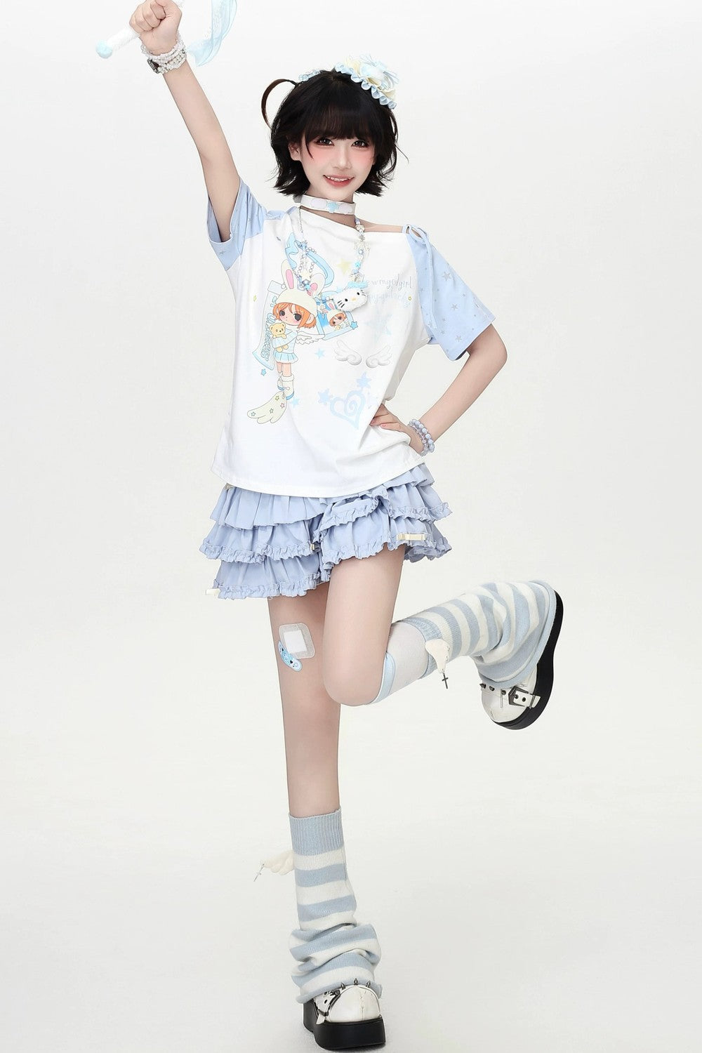 Dreamy-Cute Angel Ribbon Top