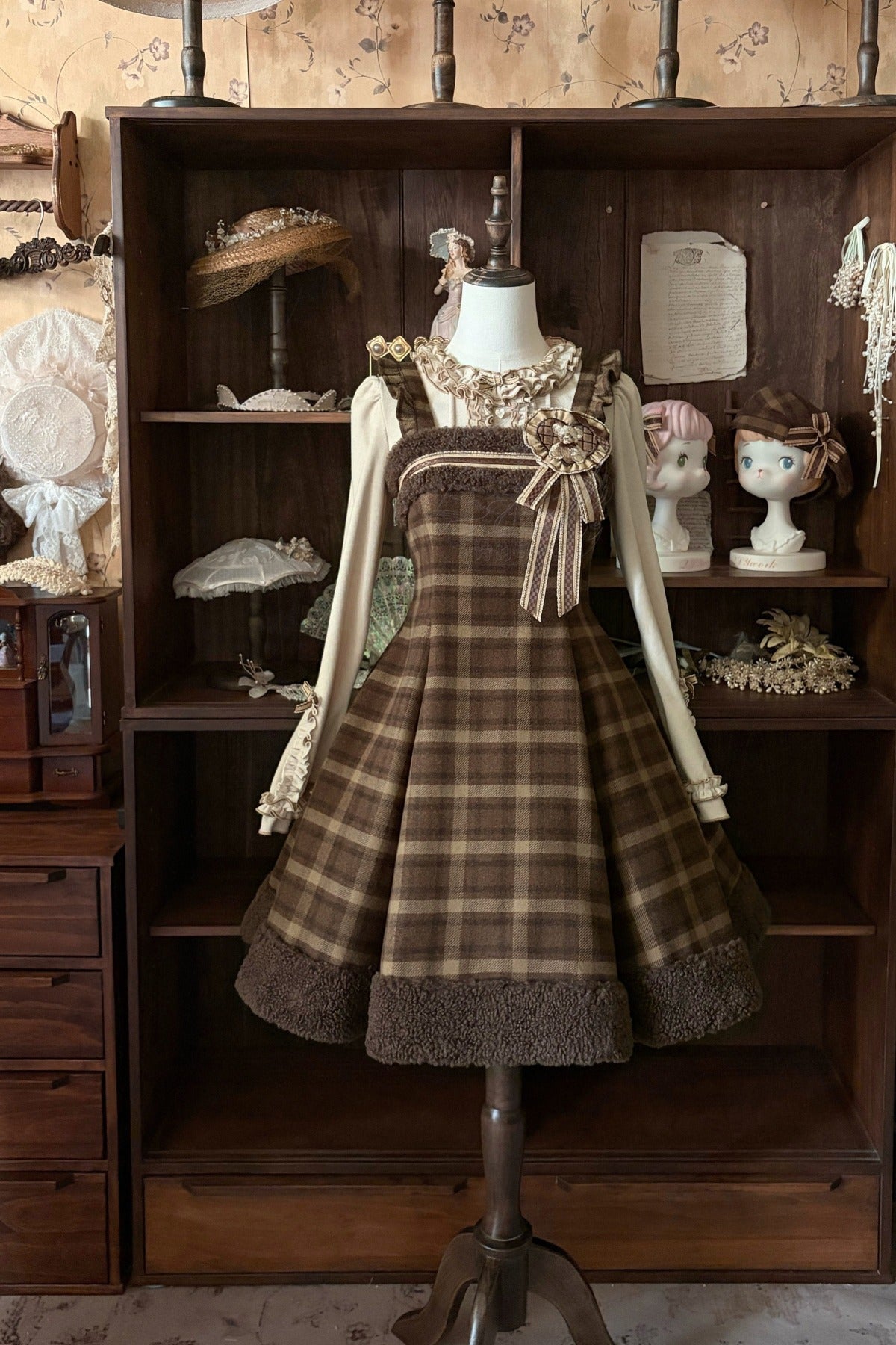 Cape Sweater Dress Skirt Set-Up