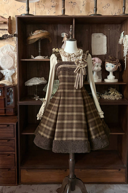 Cape Sweater Dress Skirt Set-Up