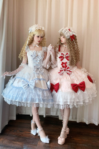 Cotton Candy Ribbon Princess Dress