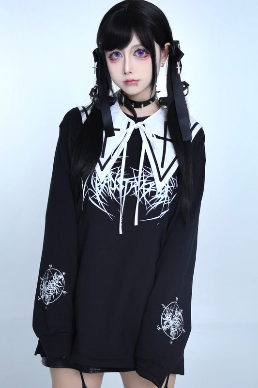 Subculture Gothic Long Top