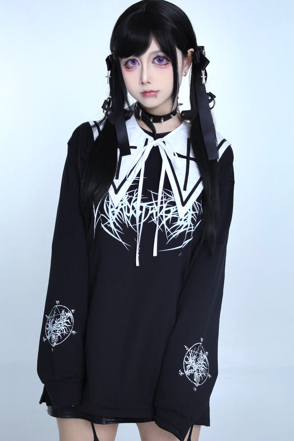 Subculture Gothic Long Top