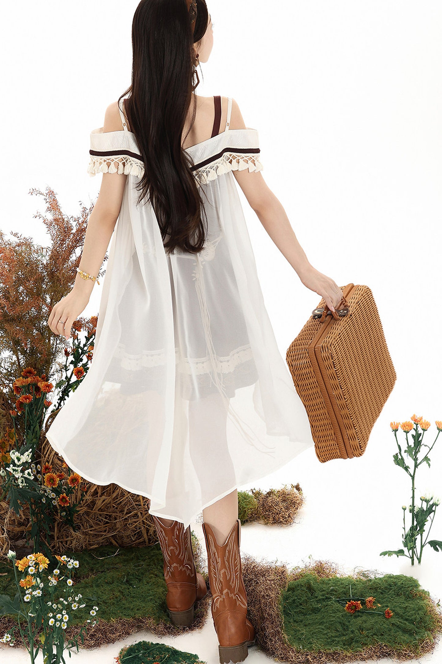 Uncharted Wasteland Lolita Dress+ Shawl