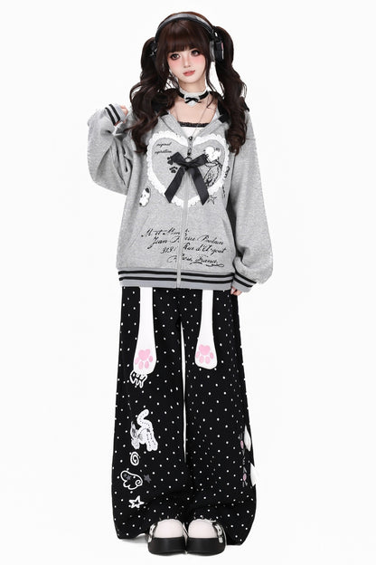 Cat Ear Lace Bow Jacket