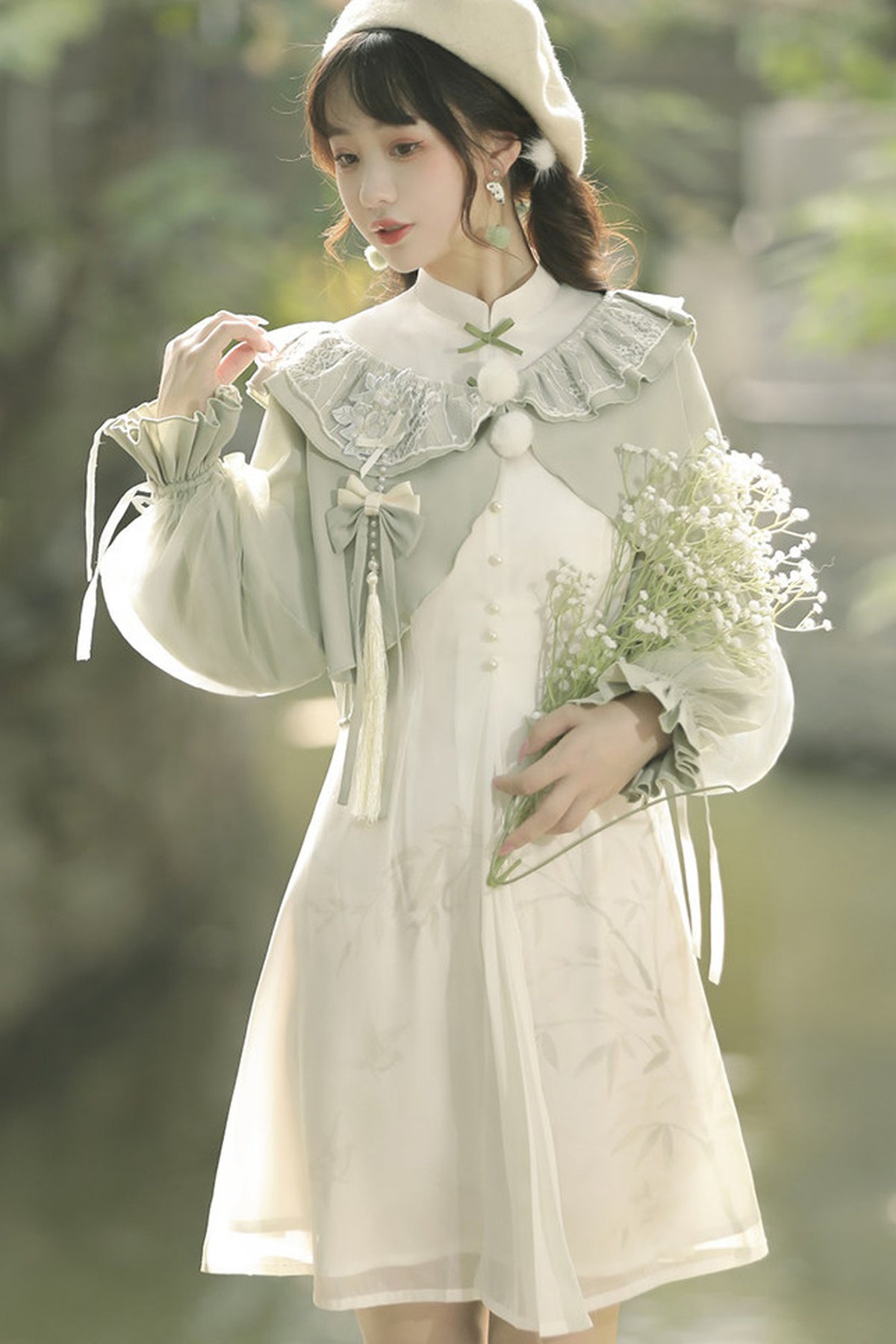 Lolita Han-Element pastorales Kleid-Set
