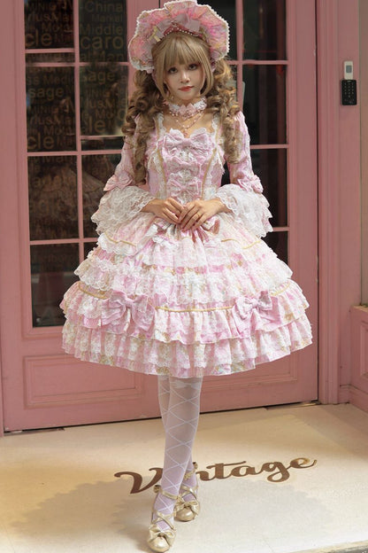 Long-Sleeved Candlestick Dress