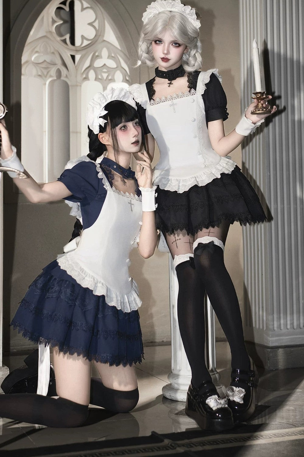 Dark Gothic Maid Lolita Set
