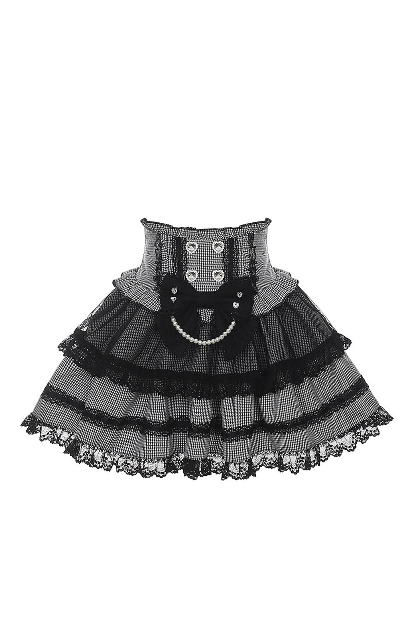 Lace Ribbon Sailor Jirai Kei Set