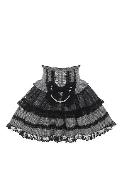 Lace Ribbon Sailor Jirai Kei Set