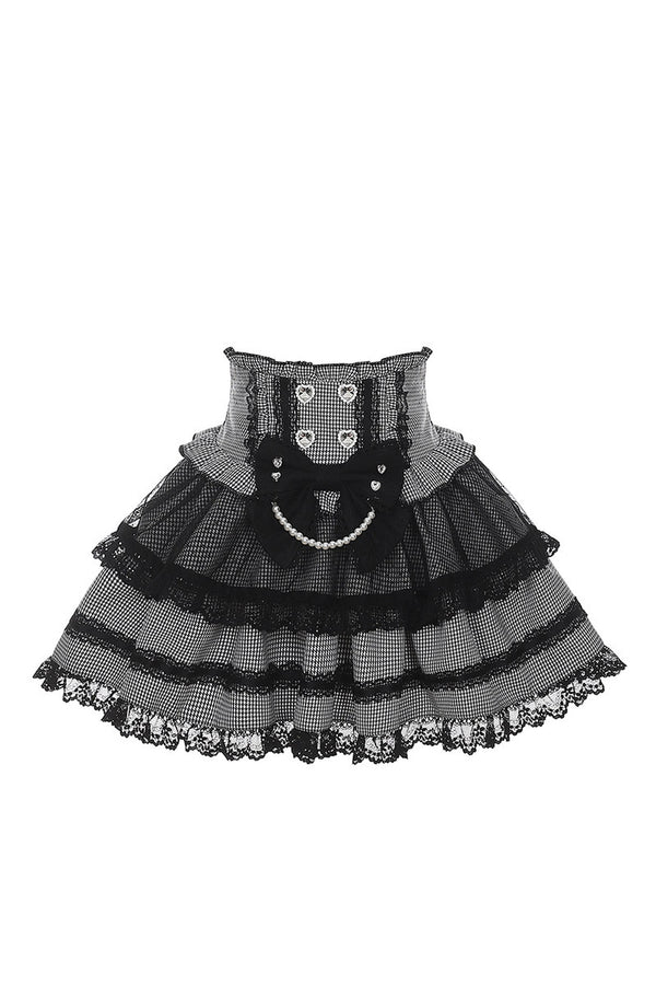 Lace Ribbon Sailor Jirai Kei Set