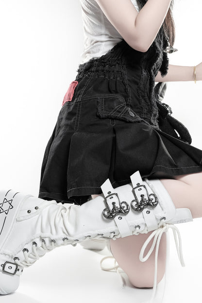 Satanic Contract Platform Boots