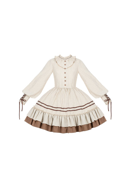 Gerüschtes Two-Way-Kleid mit Accessoire-Set