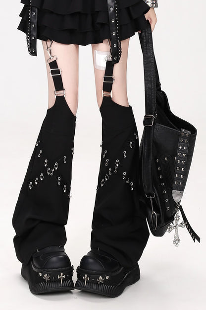 Midnight Rebel Bow Mini Skirt